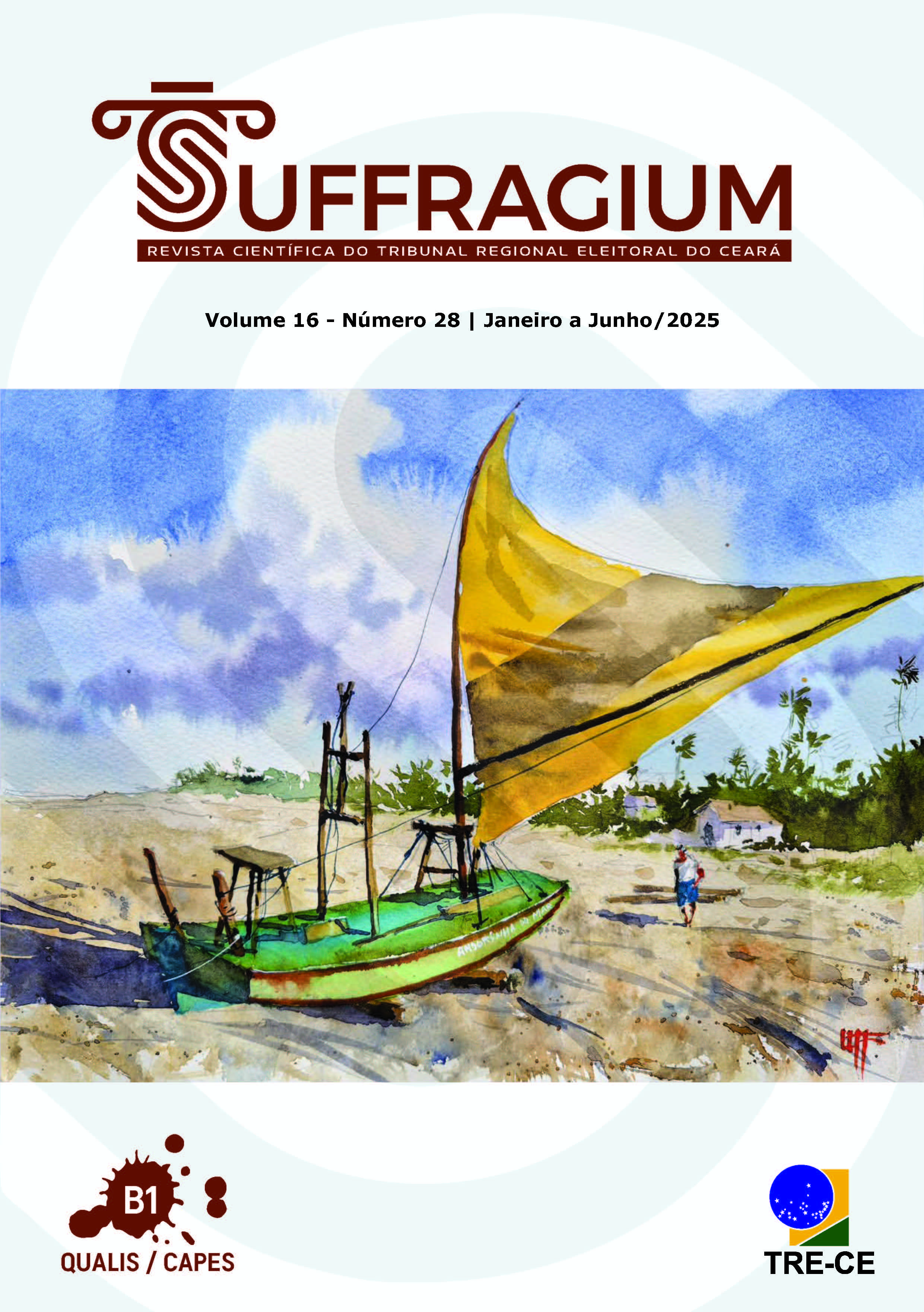 					Ver Vol. 16 Núm. 28 (2025): Suffragium - Revista Científica do Tribunal Regional Eleitoral do Ceará
				